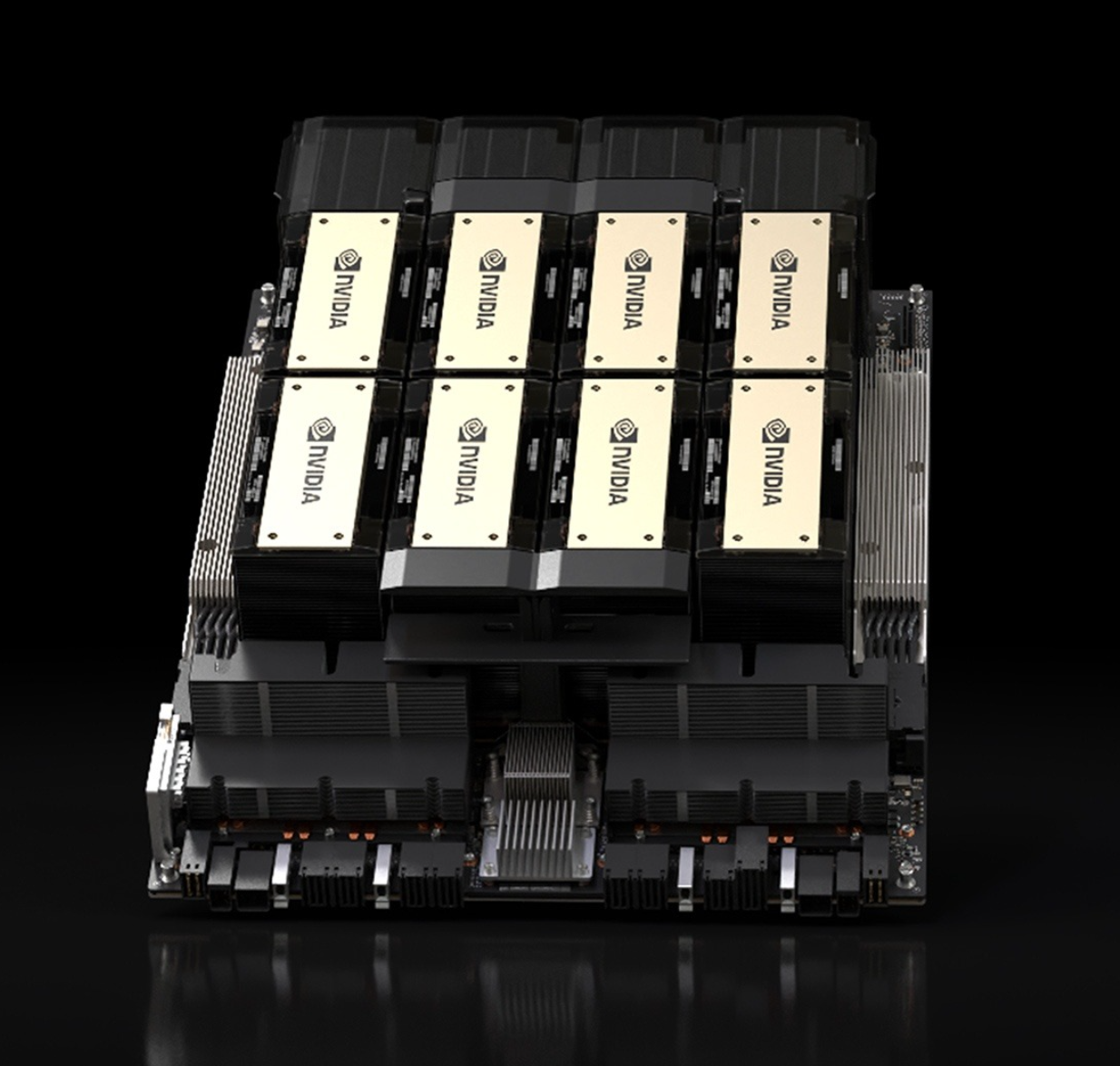 NVIDIA HGX H200 eight-GPU board